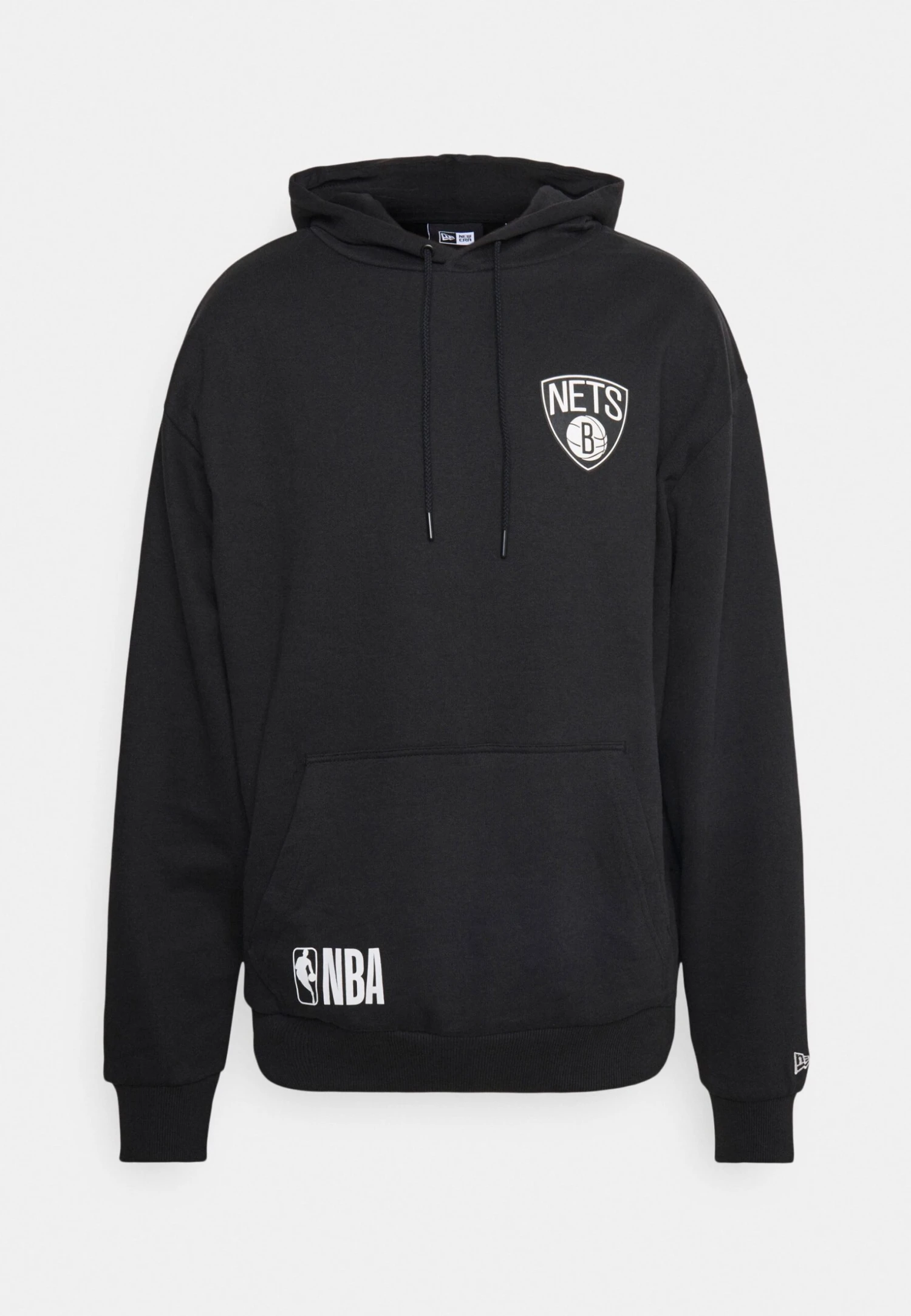 NEW ERA Nba Brooklyn Nets Half Logo Oversized Hoody - Jersey Con Capucha - Black 5 NEW ERA Nba Brooklyn Nets Half Logo Oversized Hoody - Jersey Con Capucha - Black - Imagen 5