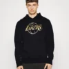 NEW ERA Nba Foil Print Hoody Los Angeles Lakers - Jersey Con Capucha - Black