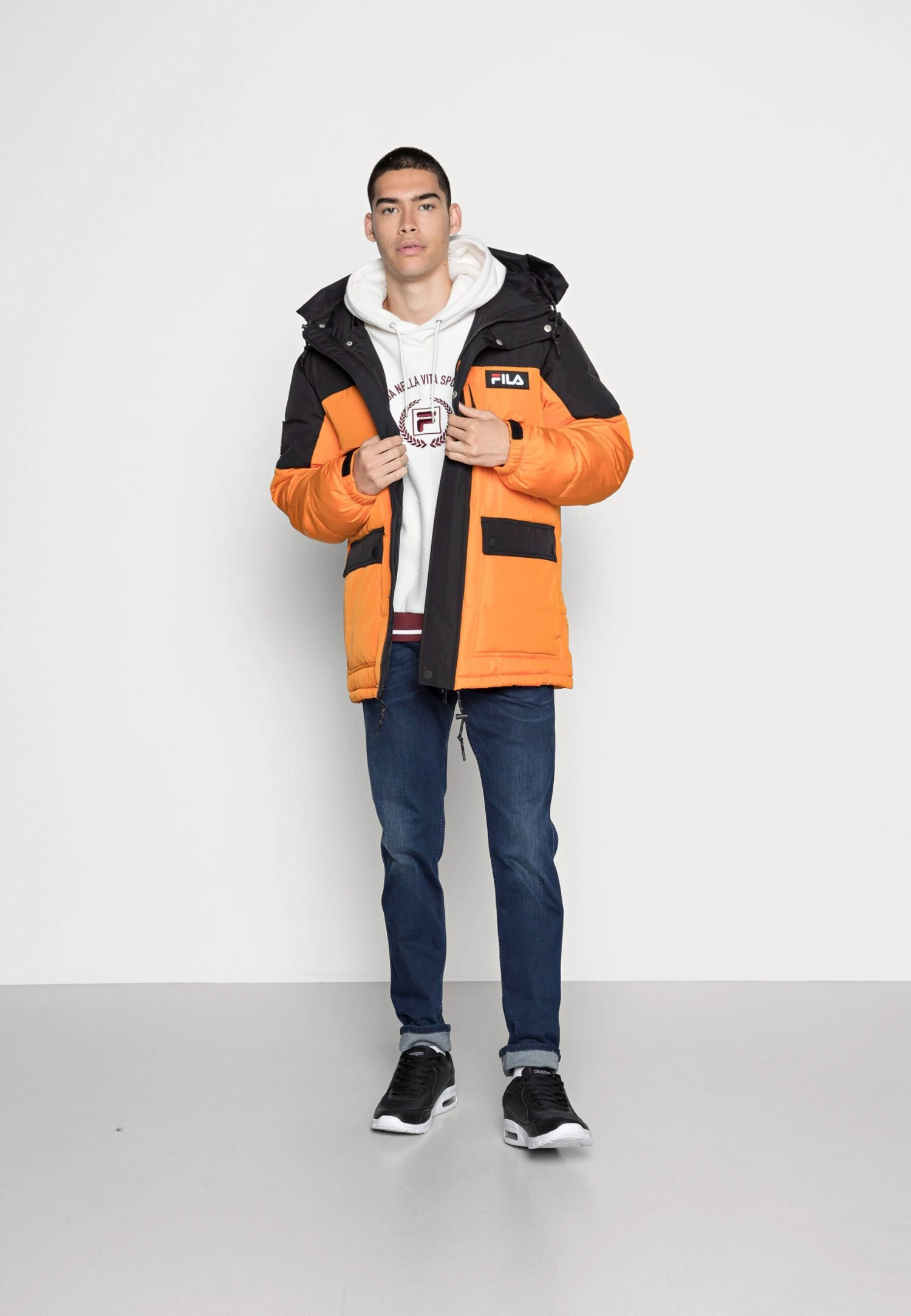 Fila Chick Raglan Hoody - Sudadera - Blanc De Blanc 2 Fila Chick Raglan Hoody - Sudadera - Blanc De Blanc - Imagen 2