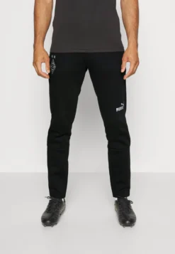 Puma Borussia Mönchengladbach Casuals Pants - Equipación De Clubes - Black/Silver