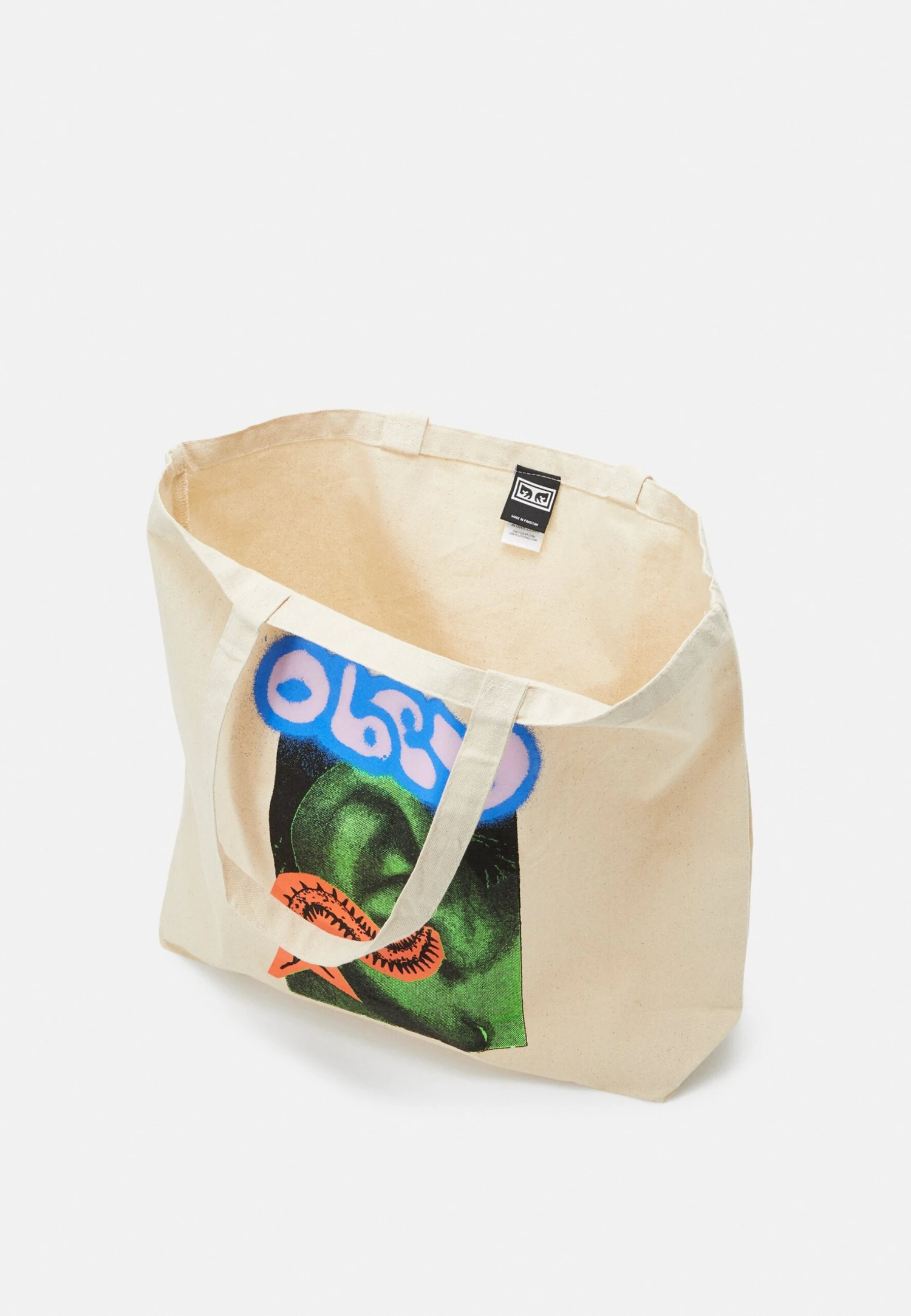 Obey Clothing Ear Bug Unisex - Bolso Shopping - Natural 3 Obey Clothing Ear Bug Unisex - Bolso Shopping - Natural - Imagen 3