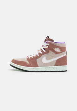 Air Jordan 1 Zoom Air Cmft - Zapatillas Altas - Fossil Stone/White/Fossil Rose
