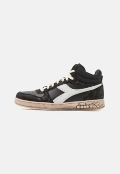 Diadora Magic Basket Demi Stained Unisex - Zapatillas Altas - Black