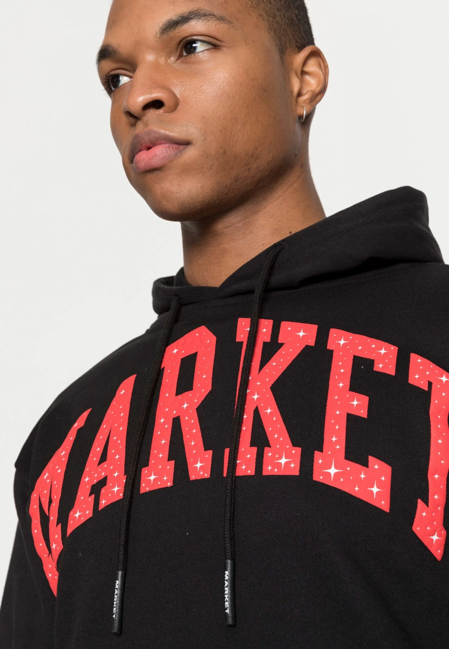 Market Arc Puff Hoodie - Jersey Con Capucha - Black 5 Market Arc Puff Hoodie - Jersey Con Capucha - Black - Imagen 5