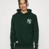 NEW ERA Mlb New York Yankees Essentials Hoody - Sudadera Con Cremallera - Dark Green/White