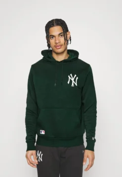 NEW ERA Mlb New York Yankees Essentials Hoody - Sudadera Con Cremallera - Dark Green/White
