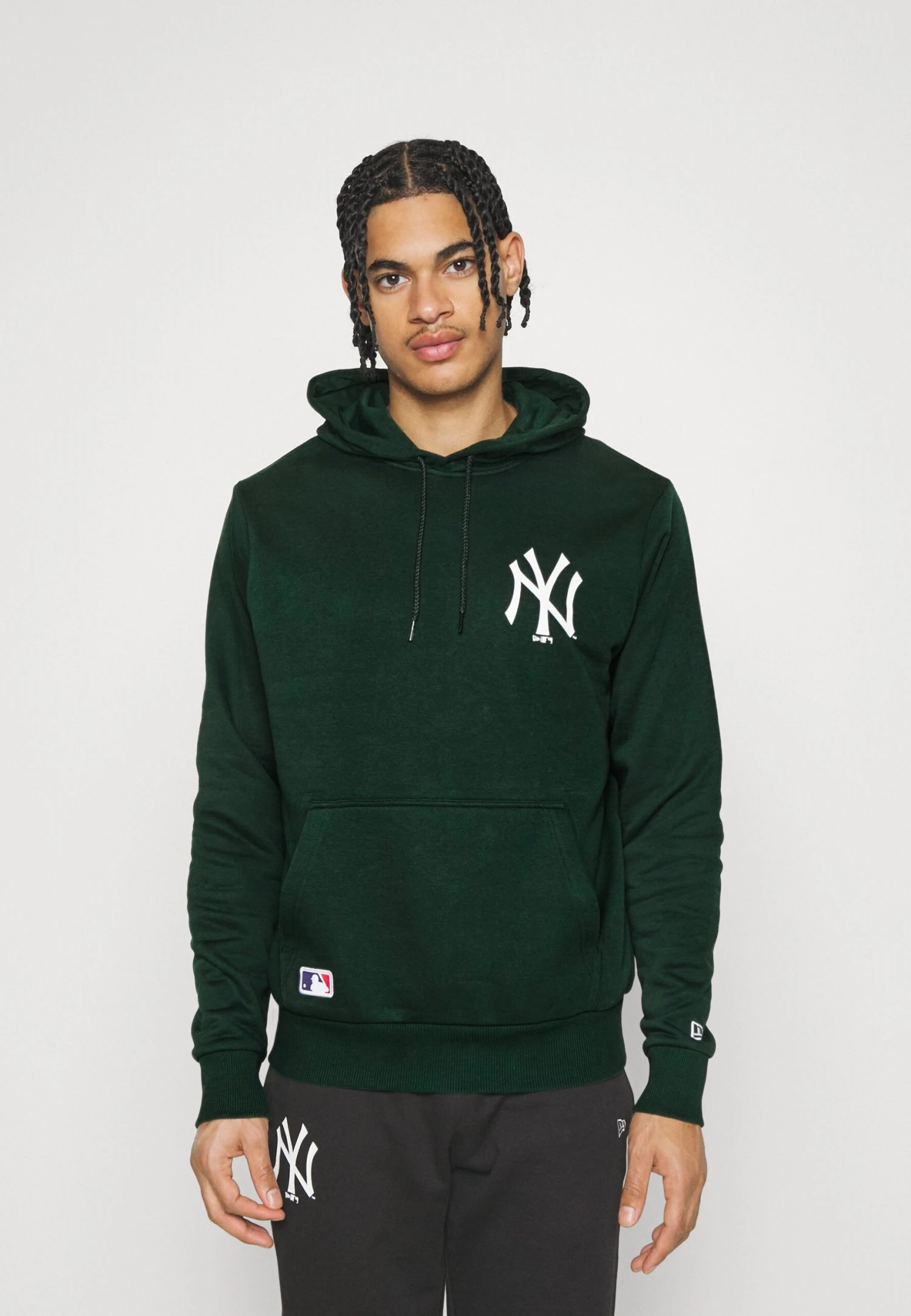 NEW ERA Mlb New York Yankees Essentials Hoody - Sudadera Con Cremallera - Dark Green/White 1 NEW ERA Mlb New York Yankees Essentials Hoody - Sudadera Con Cremallera - Dark Green/White