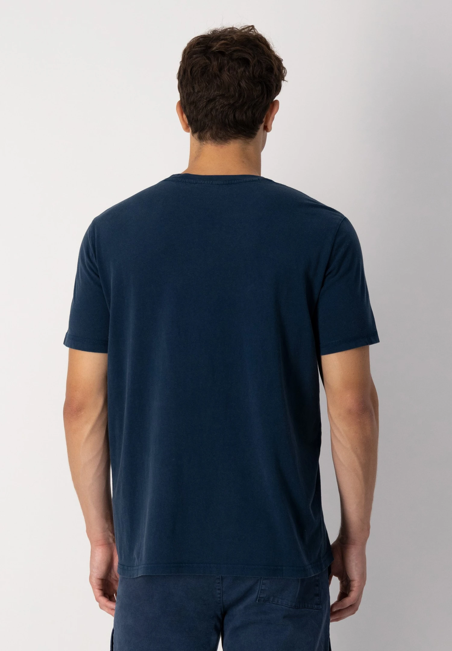 Urban Leisure - Camiseta Básica - Blue Melange 2 Urban Leisure - Camiseta Básica - Blue Melange - Imagen 2