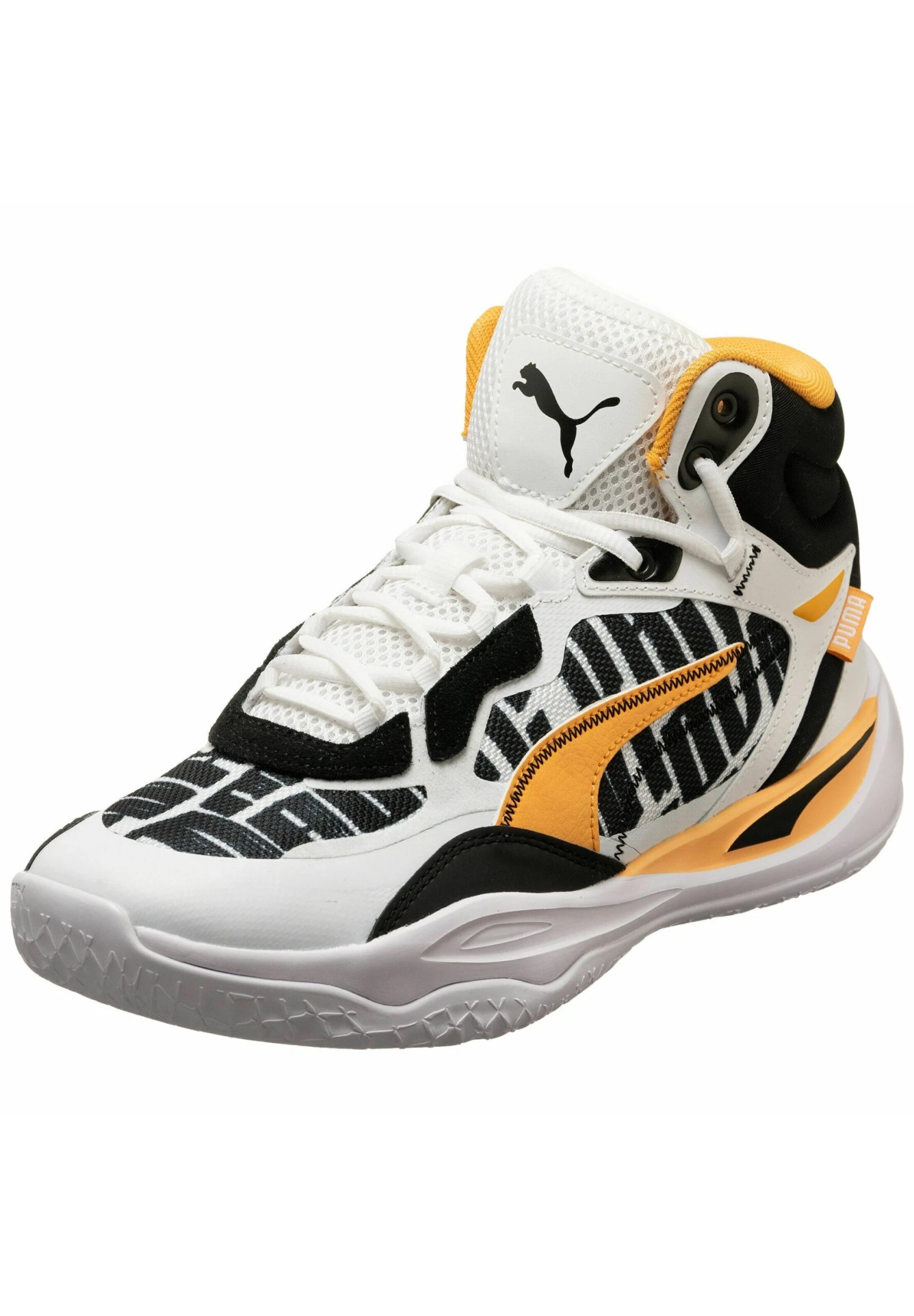 Puma Playmaker Pro - Zapatillas De Baloncesto -White Clementine 2 Puma Playmaker Pro - Zapatillas De Baloncesto -White Clementine - Imagen 2