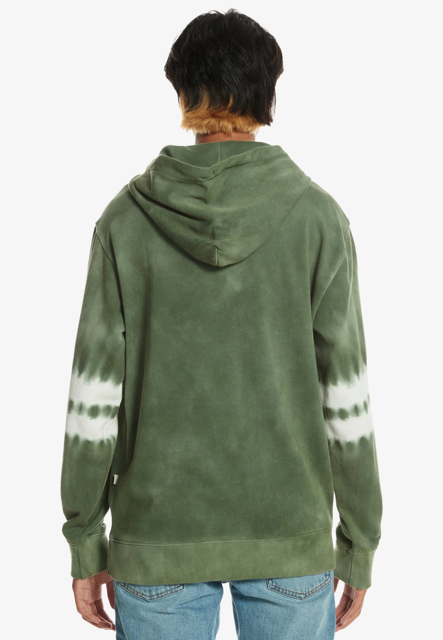 Quiksilver Engineered Tie Dye Hoodie - Jersey Con Capucha - Loden Frost Enginered Plaid 2 Quiksilver Engineered Tie Dye Hoodie - Jersey Con Capucha - Loden Frost Enginered Plaid - Imagen 2