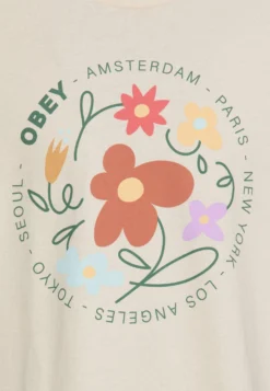 Obey Clothing Flower Dance - Camiseta Estampada - Cream -Fuerza PUMA 3575fa2490734c11bf8ce71d0a708ce4 scaled