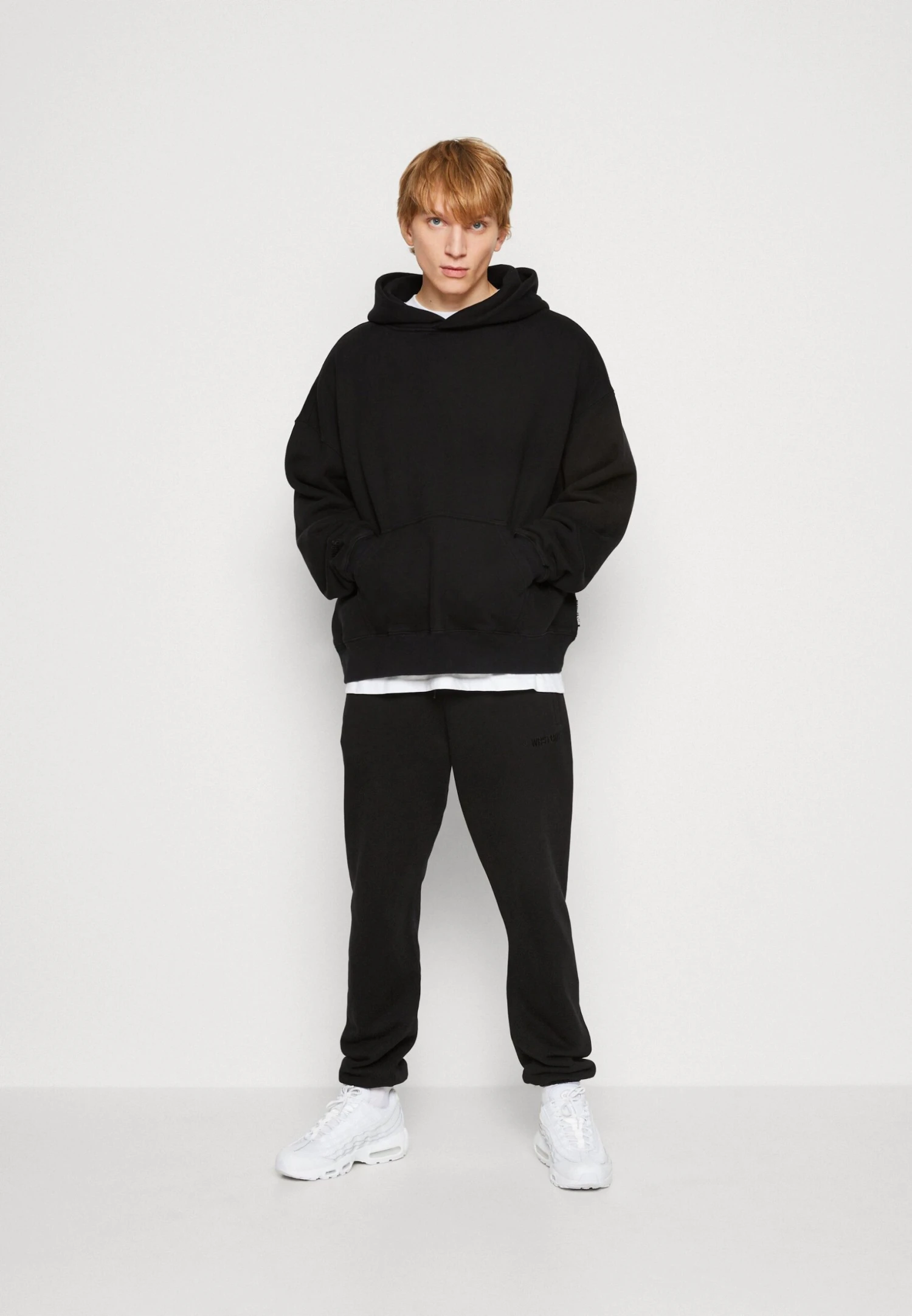 Luxe 600Gsm Idris Hoodie Black Unisex - Jersey Con Capucha - Black 2 Luxe 600Gsm Idris Hoodie Black Unisex - Jersey Con Capucha - Black - Imagen 2