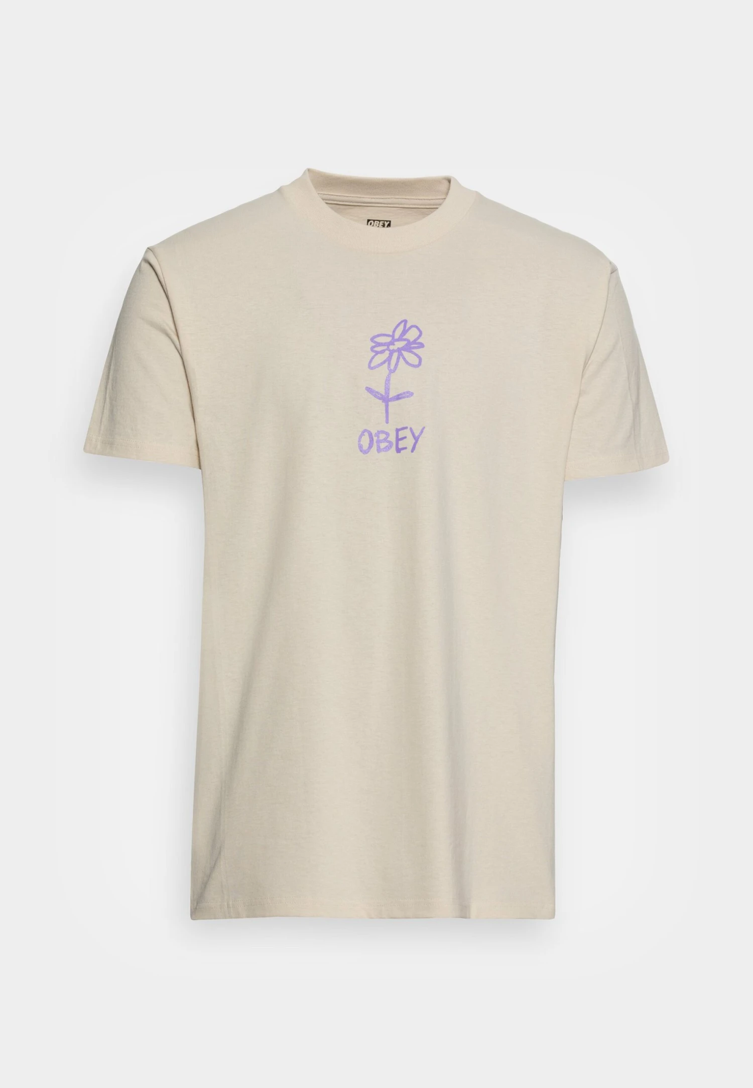 Obey Clothing Flower - Camiseta Estampada - Cream 1 Obey Clothing Flower - Camiseta Estampada - Cream
