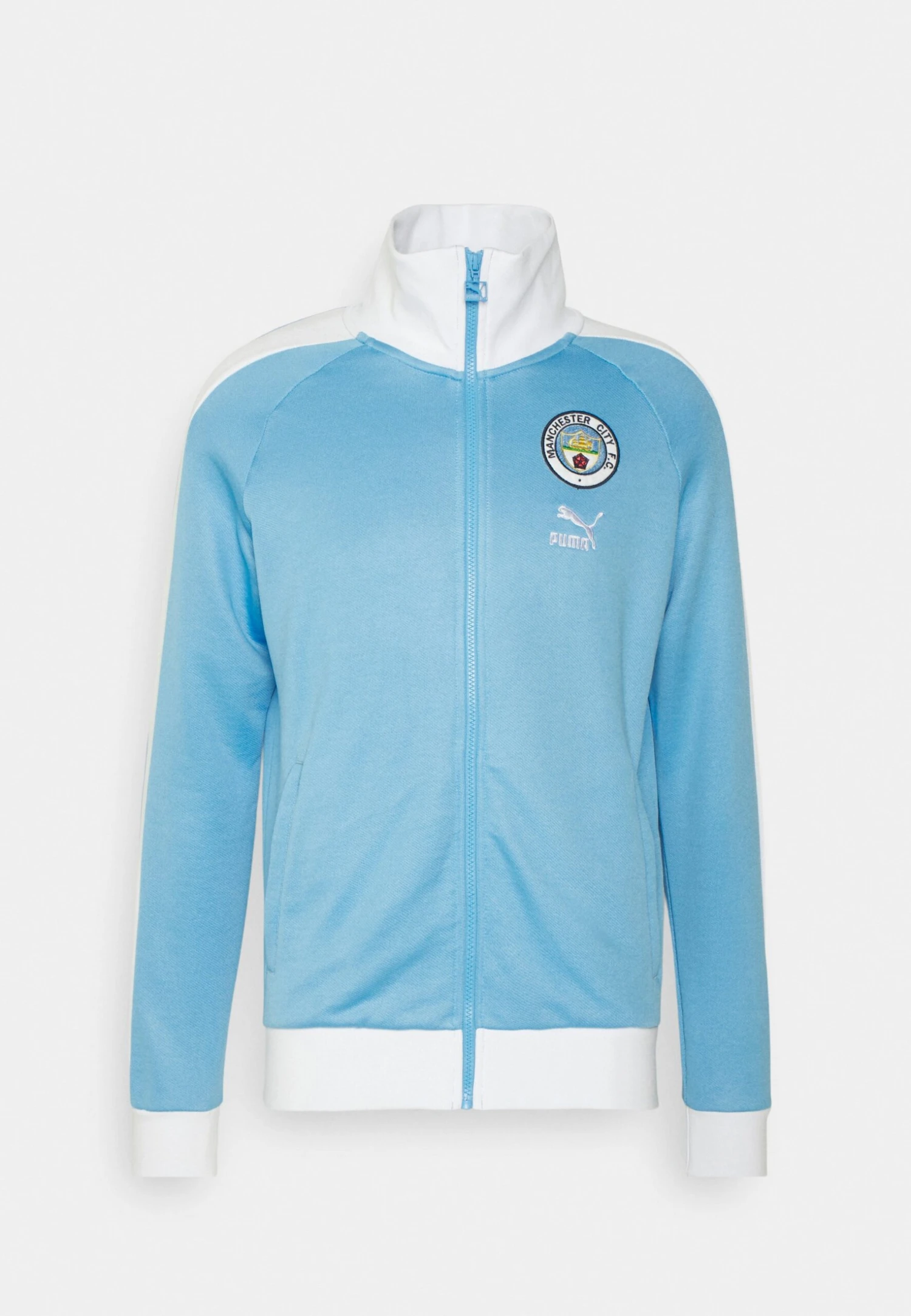 Puma Manchester City Ftbl Heritage T7 Track Jacket - Chaqueta De Entrenamiento - Light Blue/White 4 Puma Manchester City Ftbl Heritage T7 Track Jacket - Chaqueta De Entrenamiento - Light Blue/White - Imagen 4
