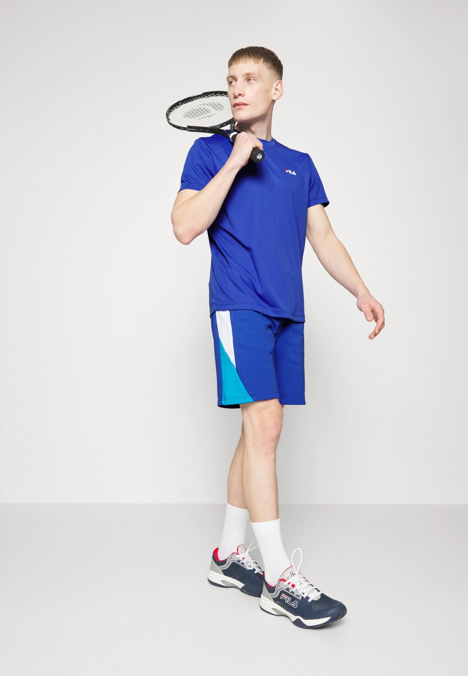 Fila Logo Small - Camiseta Deportiva - Dazzling Blue 2 Fila Logo Small - Camiseta Deportiva - Dazzling Blue - Imagen 2