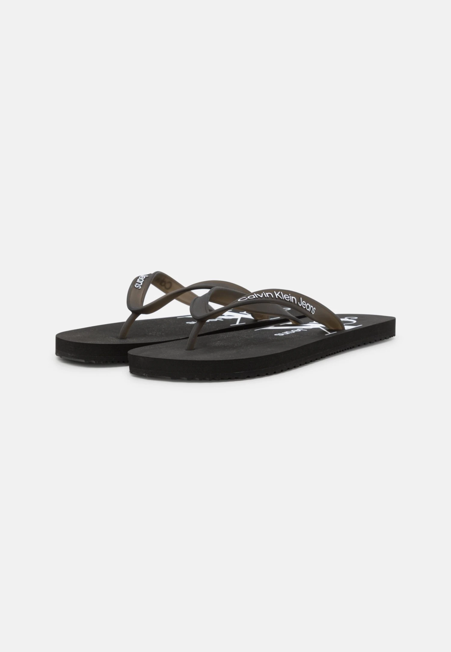 Calvin Klein Jeans Beach Monogram- Sandalias De Dedo - Black 2 Calvin Klein Jeans Beach Monogram- Sandalias De Dedo - Black - Imagen 2