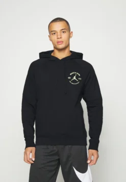 Jordan Jersey Con Capucha - Black/Liquid Lime