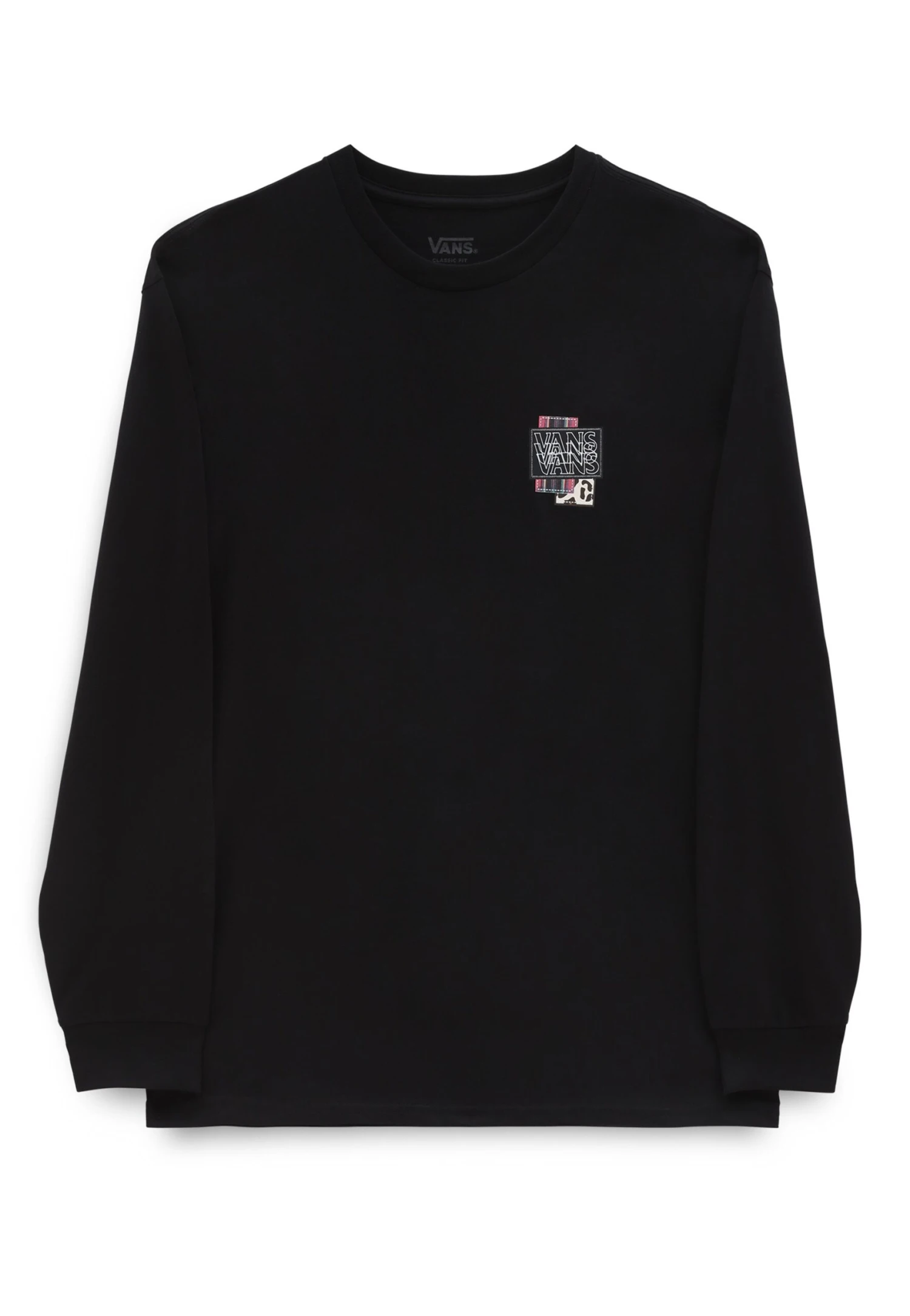 Vans Patch & Sew Ls - Camiseta De Manga Larga - Black 1 Vans Patch & Sew Ls - Camiseta De Manga Larga - Black