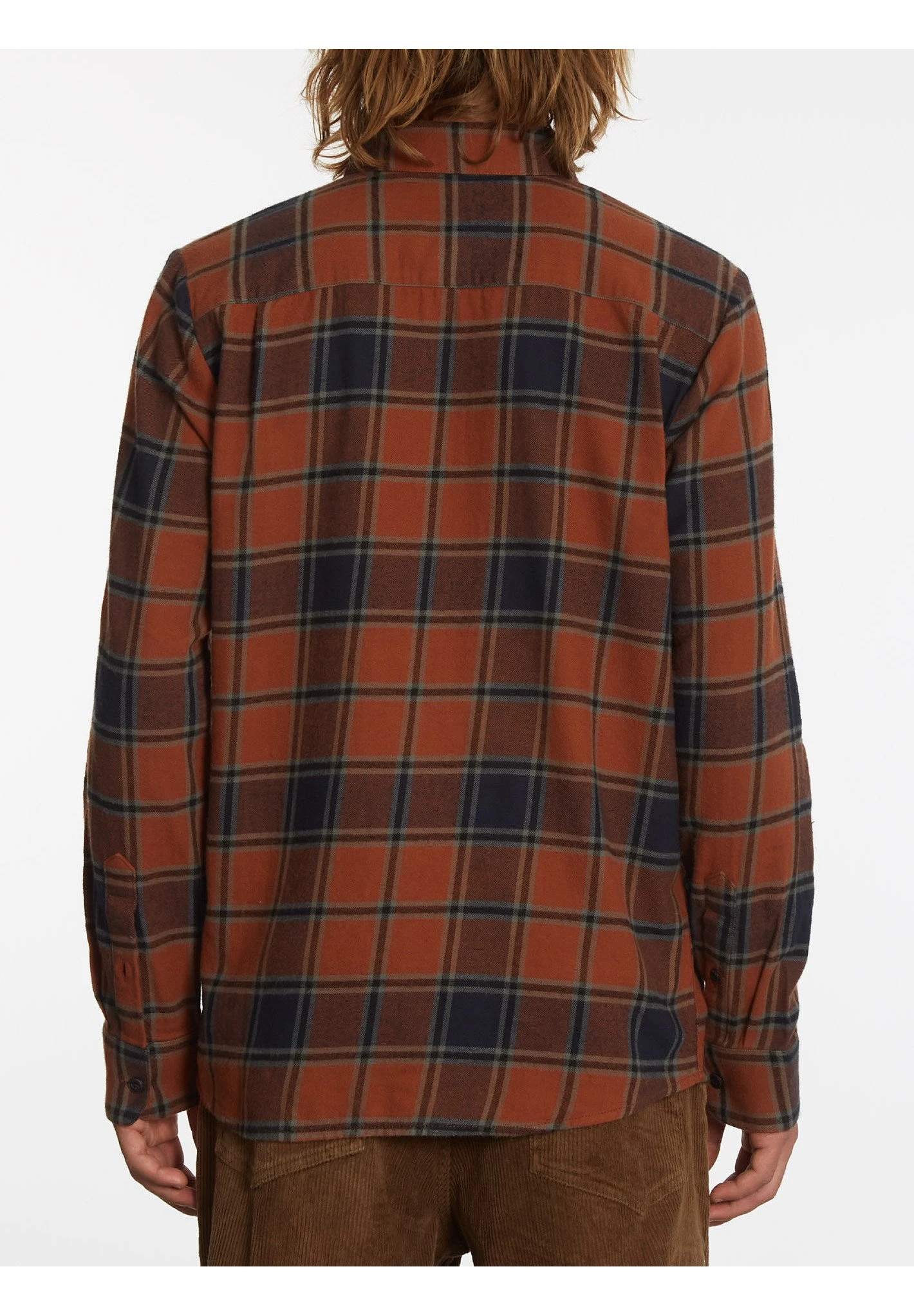 Volcom Caden Plaid Ls - Camisa - Mocha 2 Volcom Caden Plaid Ls - Camisa - Mocha - Imagen 2