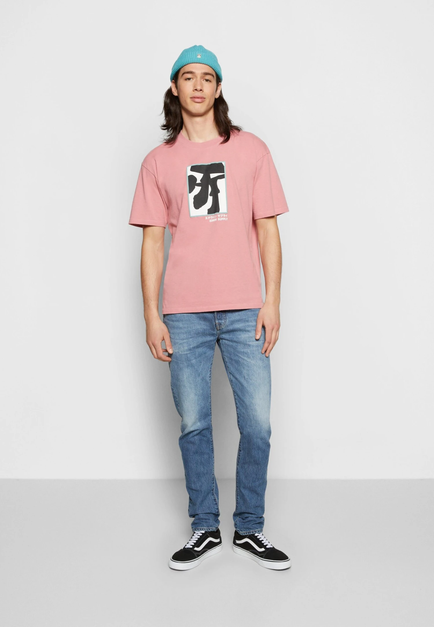 Edwin Shrooms Unisex - Camiseta Estampada - Dusty Rose 2 Edwin Shrooms Unisex - Camiseta Estampada - Dusty Rose - Imagen 2