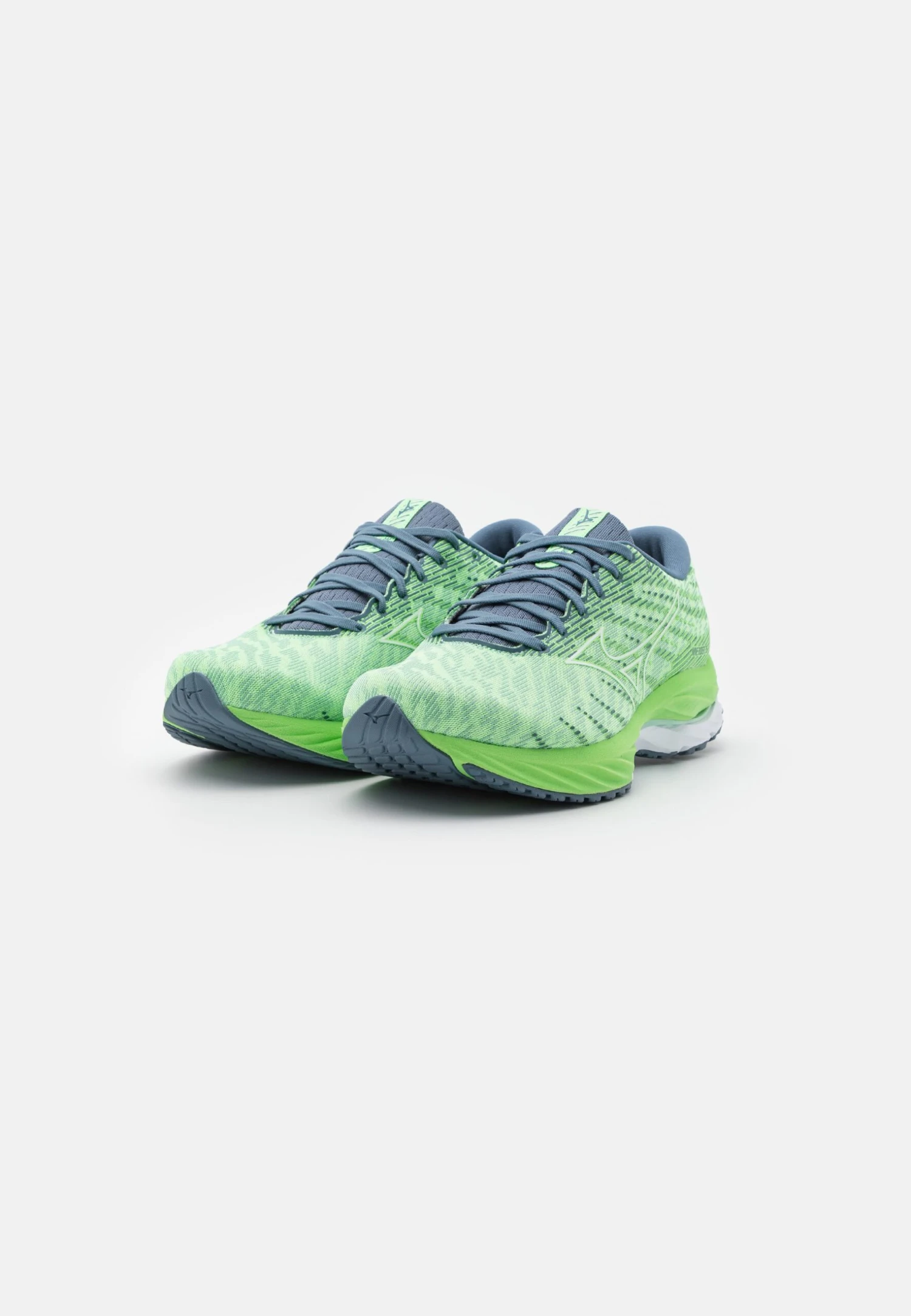 Mizuno Wave Rider 26 - Zapatillas De Running Neutras - White/China Blue 2 Mizuno Wave Rider 26 - Zapatillas De Running Neutras - White/China Blue - Imagen 2