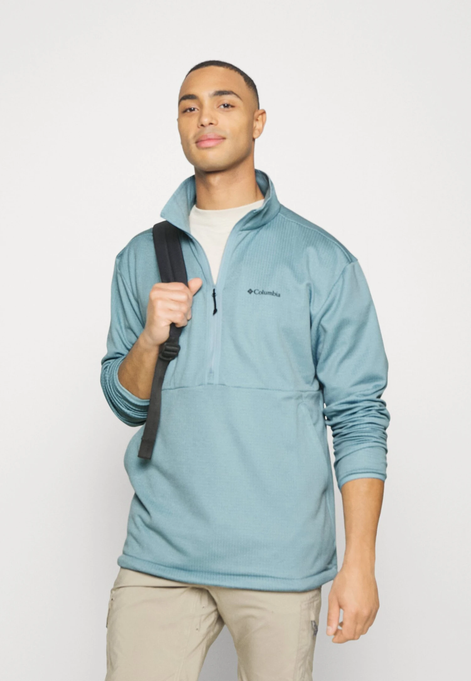 Columbia Coral Ridge™ Performance Midlayer - Forro Polar - Stone Blue 4 Columbia Coral Ridge™ Performance Midlayer - Forro Polar - Stone Blue - Imagen 4