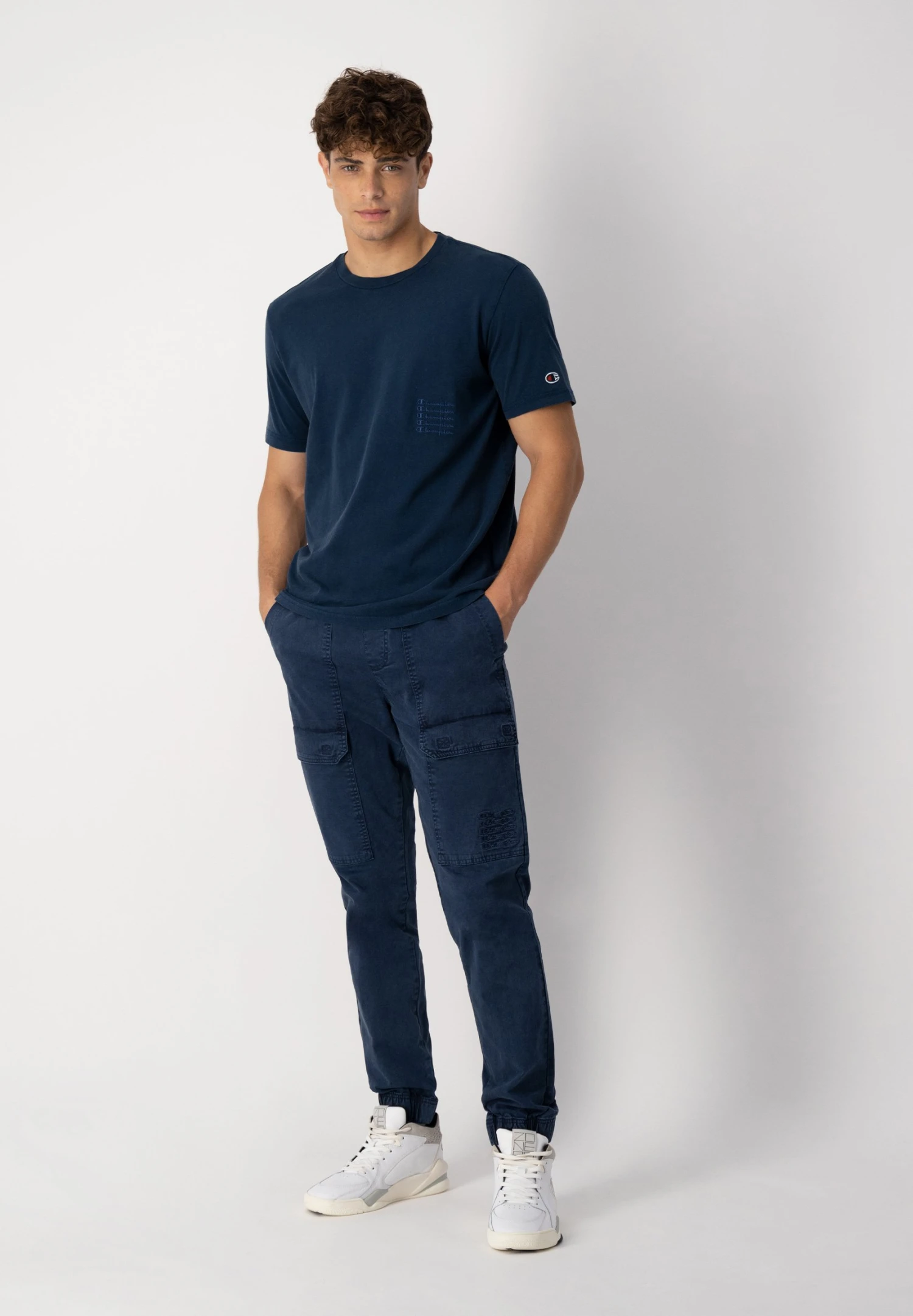 Urban Leisure - Camiseta Básica - Blue Melange 3 Urban Leisure - Camiseta Básica - Blue Melange - Imagen 3