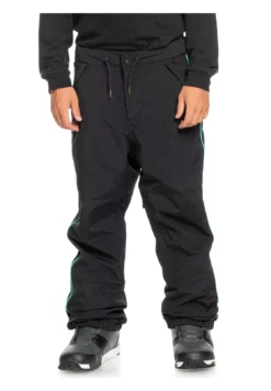 Quiksilver Snow Down Funktionelle- Pantalones De Snowboard - True Black