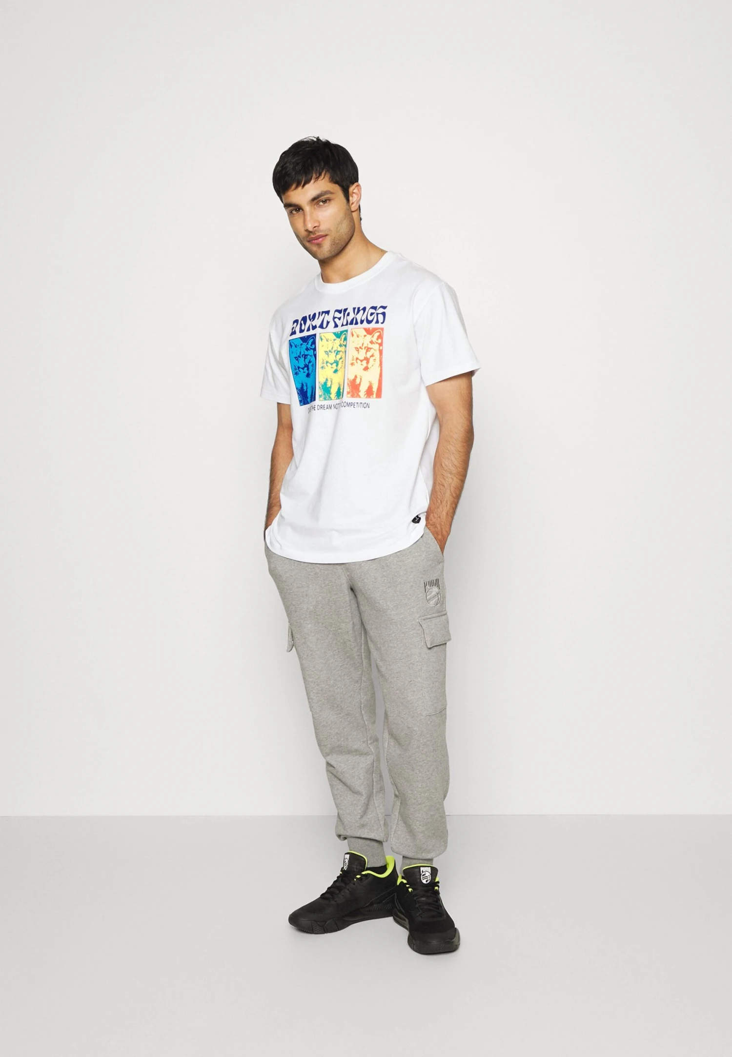 Puma Rebound Tee- Camiseta Estampada -White 2 Puma Rebound Tee- Camiseta Estampada -White - Imagen 2