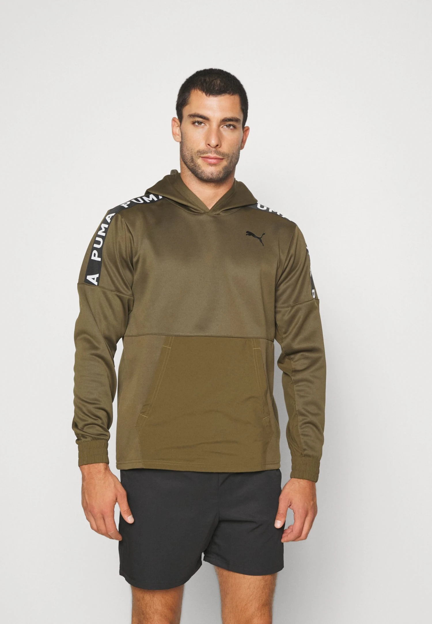 Puma Fit Hoodie - Sudadera - Deep Olive 1 Puma Fit Hoodie - Sudadera - Deep Olive