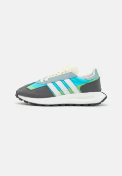 Adidas Originals Retropy E5 Unisex - Zapatillas - Grey Five/Footwear White/Bliss Blue