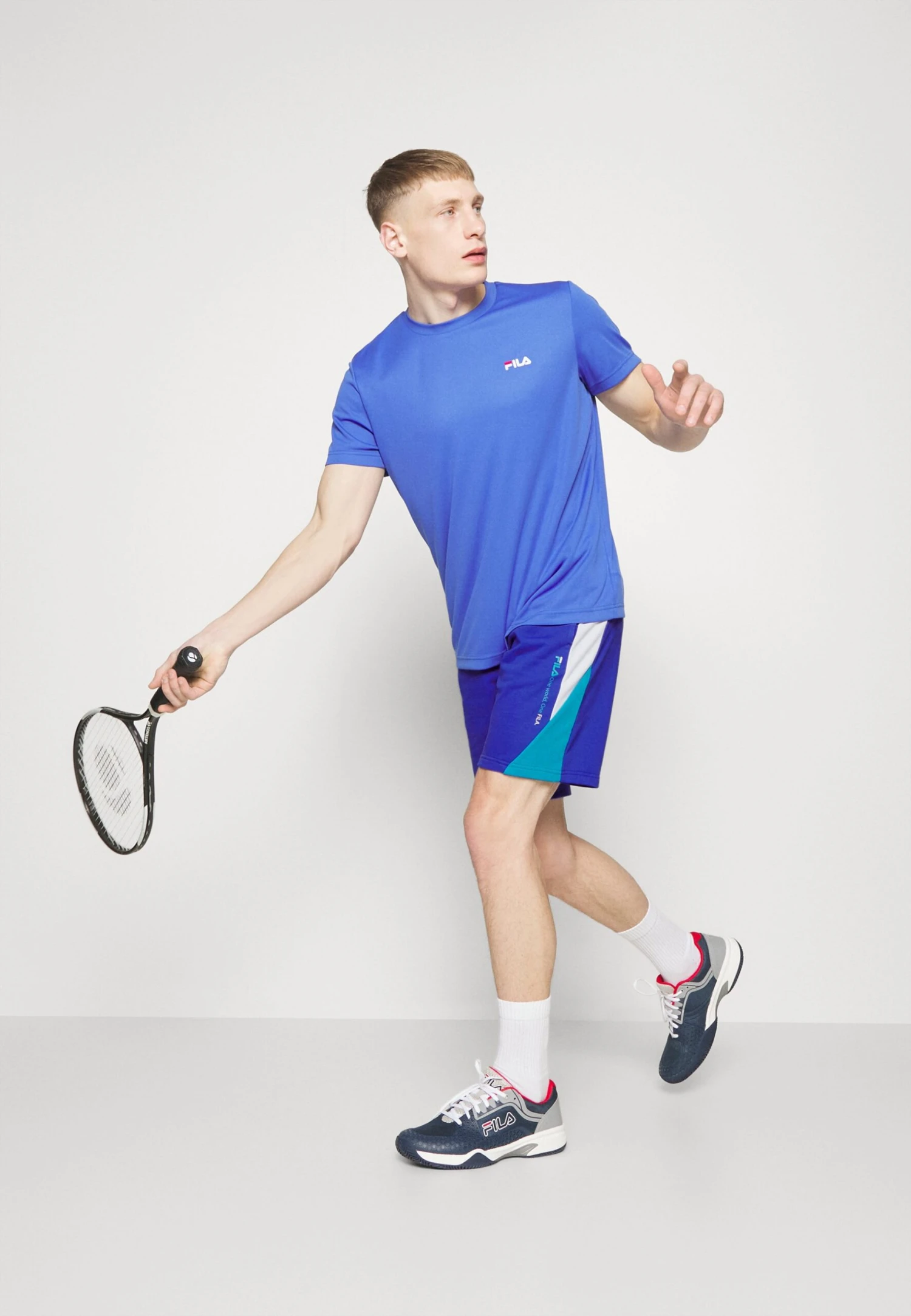 Fila Melvin - Pantalón Corto De Deporte - Dazzling Blue 2 Fila Melvin - Pantalón Corto De Deporte - Dazzling Blue - Imagen 2