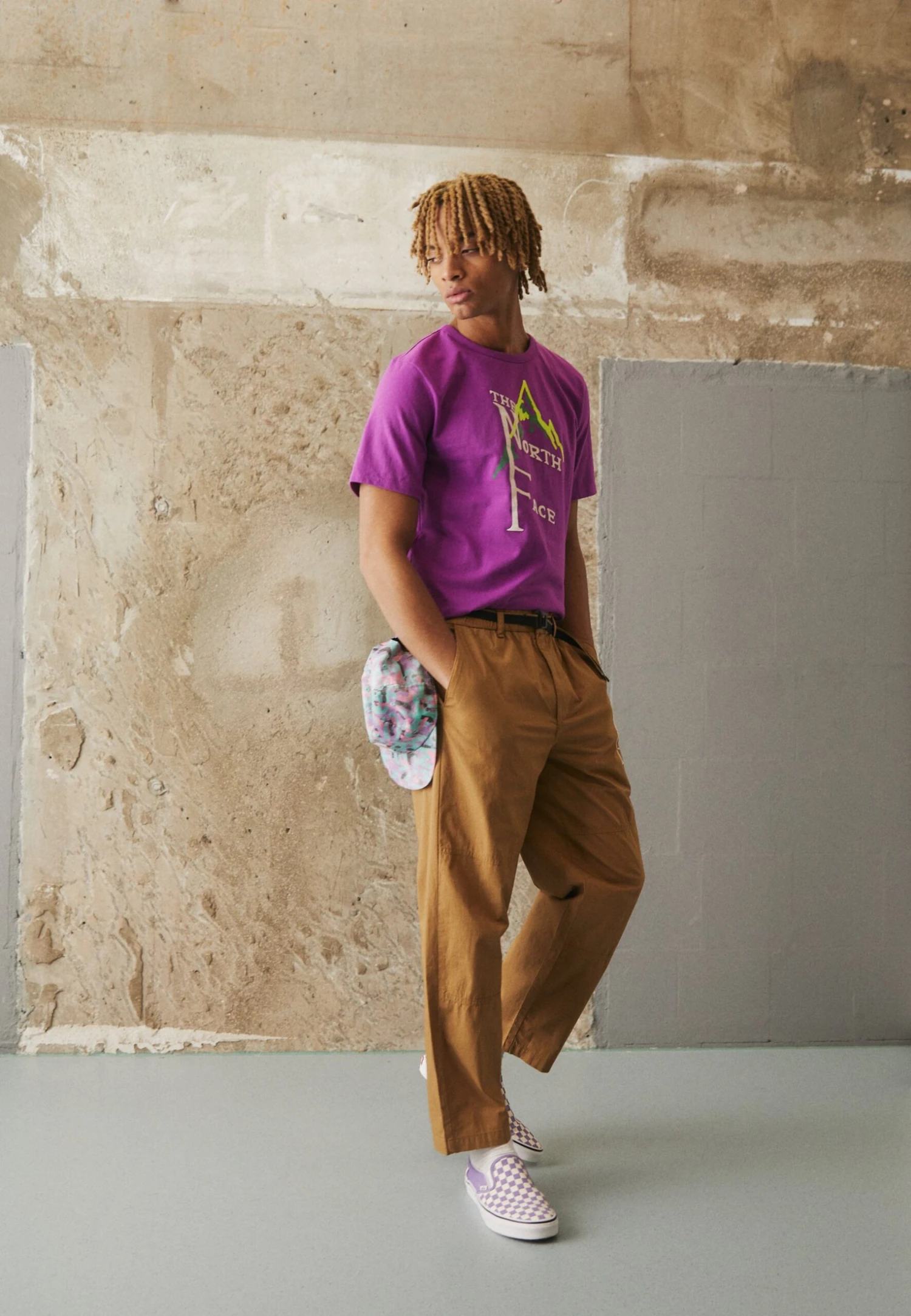 The North Face Ringer Tee - Camiseta Estampada - Purple Cactus Flower 2 The North Face Ringer Tee - Camiseta Estampada - Purple Cactus Flower - Imagen 2