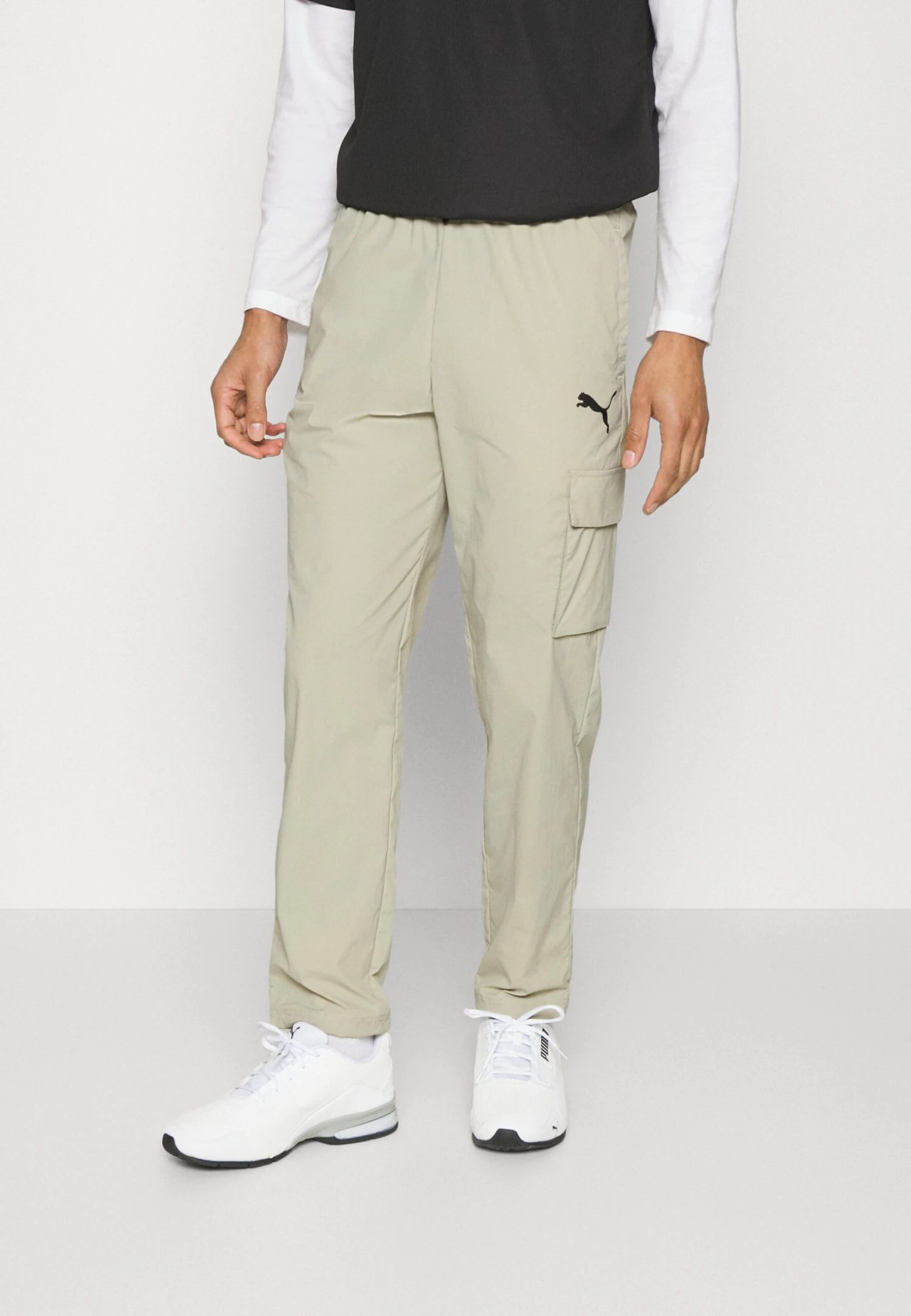 Puma Open Road Pants - Pantalones Deportivos - Pebble Gray 1 Puma Open Road Pants - Pantalones Deportivos - Pebble Gray