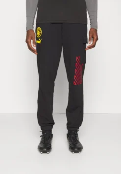 Puma Manchester City Ftblculture Cargo Pants - Equipación De Clubes - Black/Tango Red