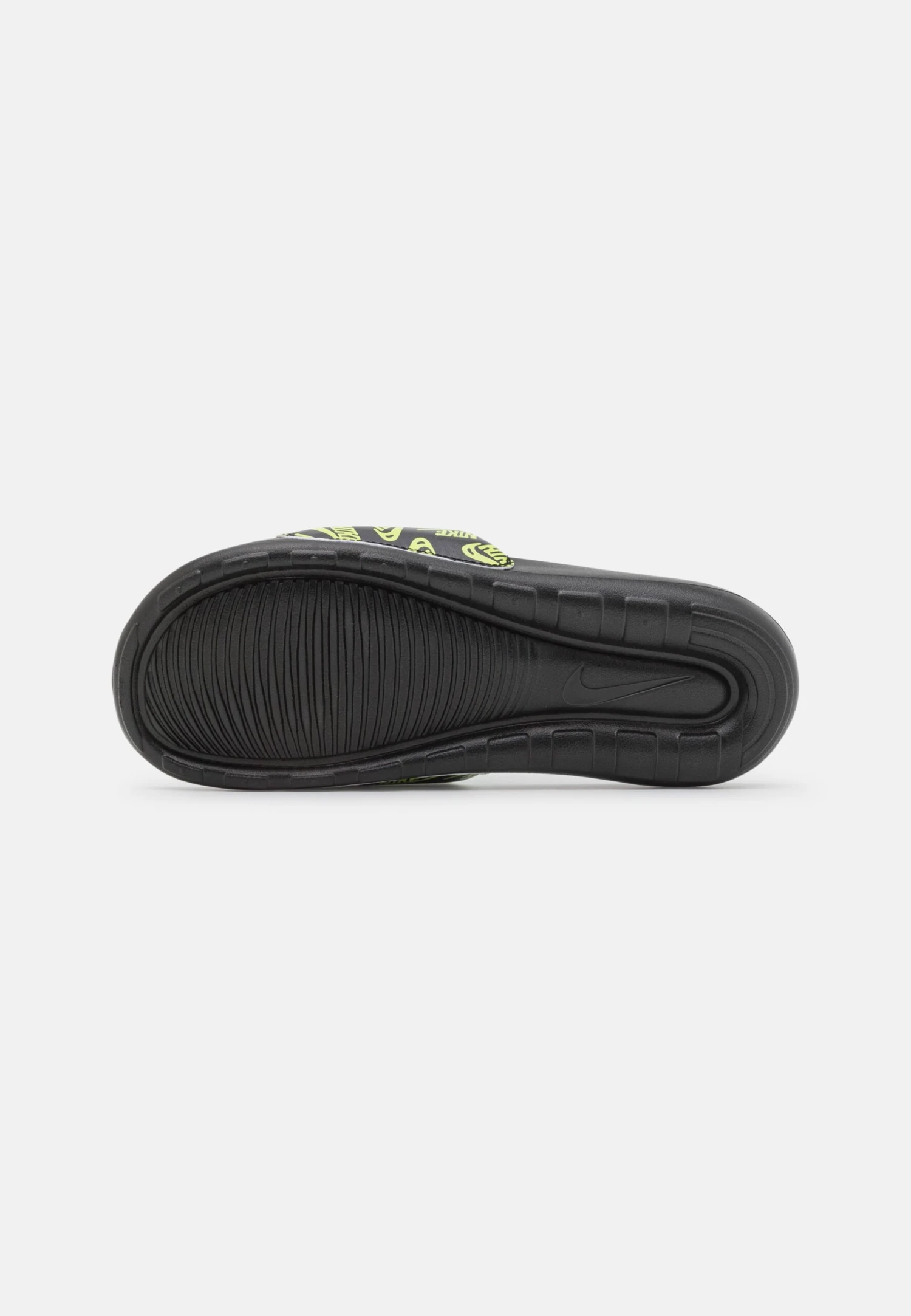 Nike Sportswear Victori One Slide Print - Sandalias Planas - Black/Volt 5 Nike Sportswear Victori One Slide Print - Sandalias Planas - Black/Volt - Imagen 5