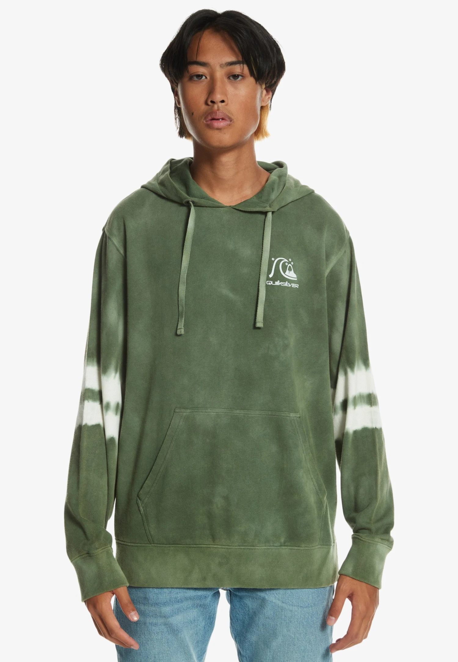 Quiksilver Engineered Tie Dye Hoodie - Jersey Con Capucha - Loden Frost Enginered Plaid 1 Quiksilver Engineered Tie Dye Hoodie - Jersey Con Capucha - Loden Frost Enginered Plaid