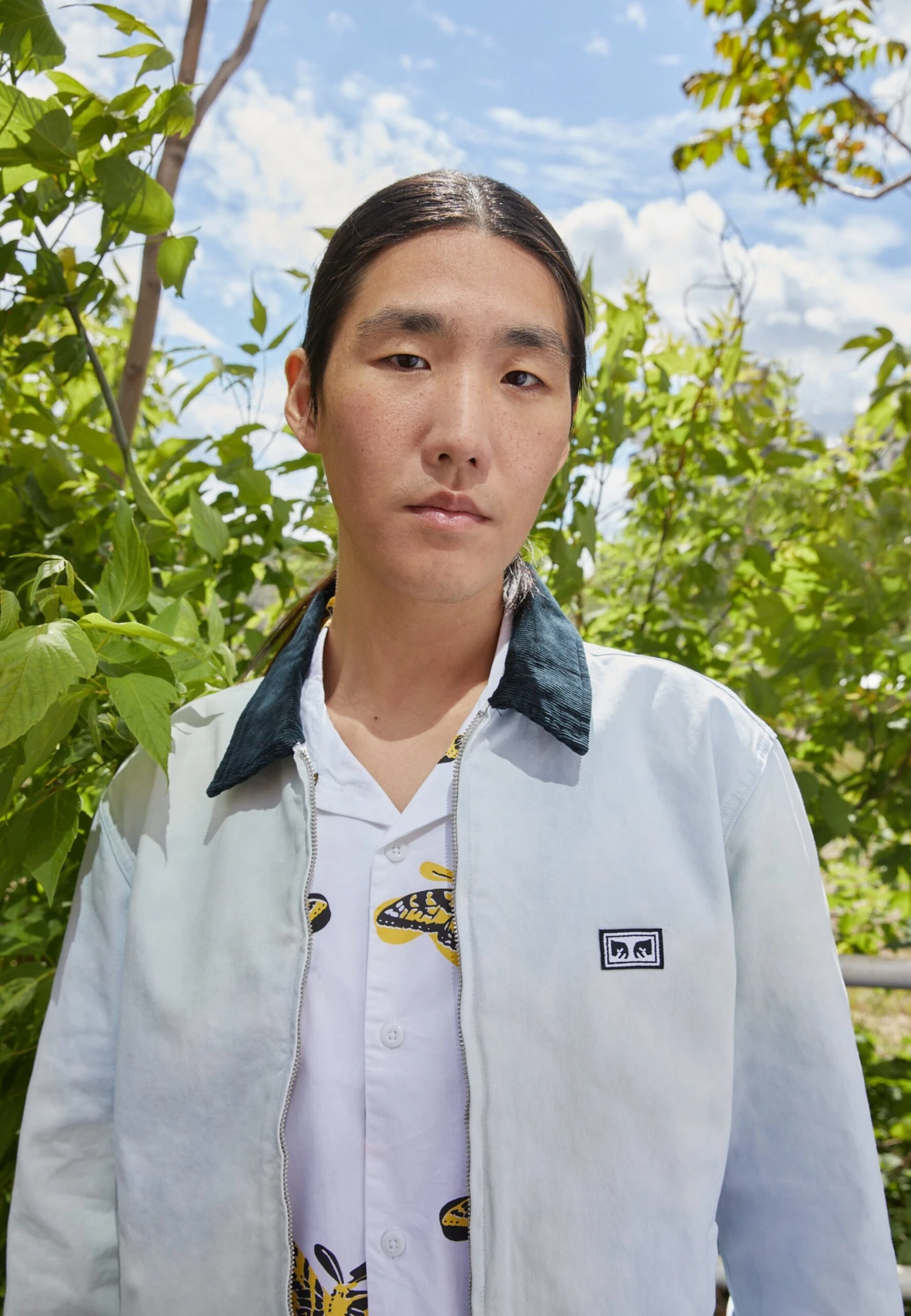 Obey Clothing Tie Dye Work Jacket - Chaqueta Fina - Good Grey 3 Obey Clothing Tie Dye Work Jacket - Chaqueta Fina - Good Grey - Imagen 3