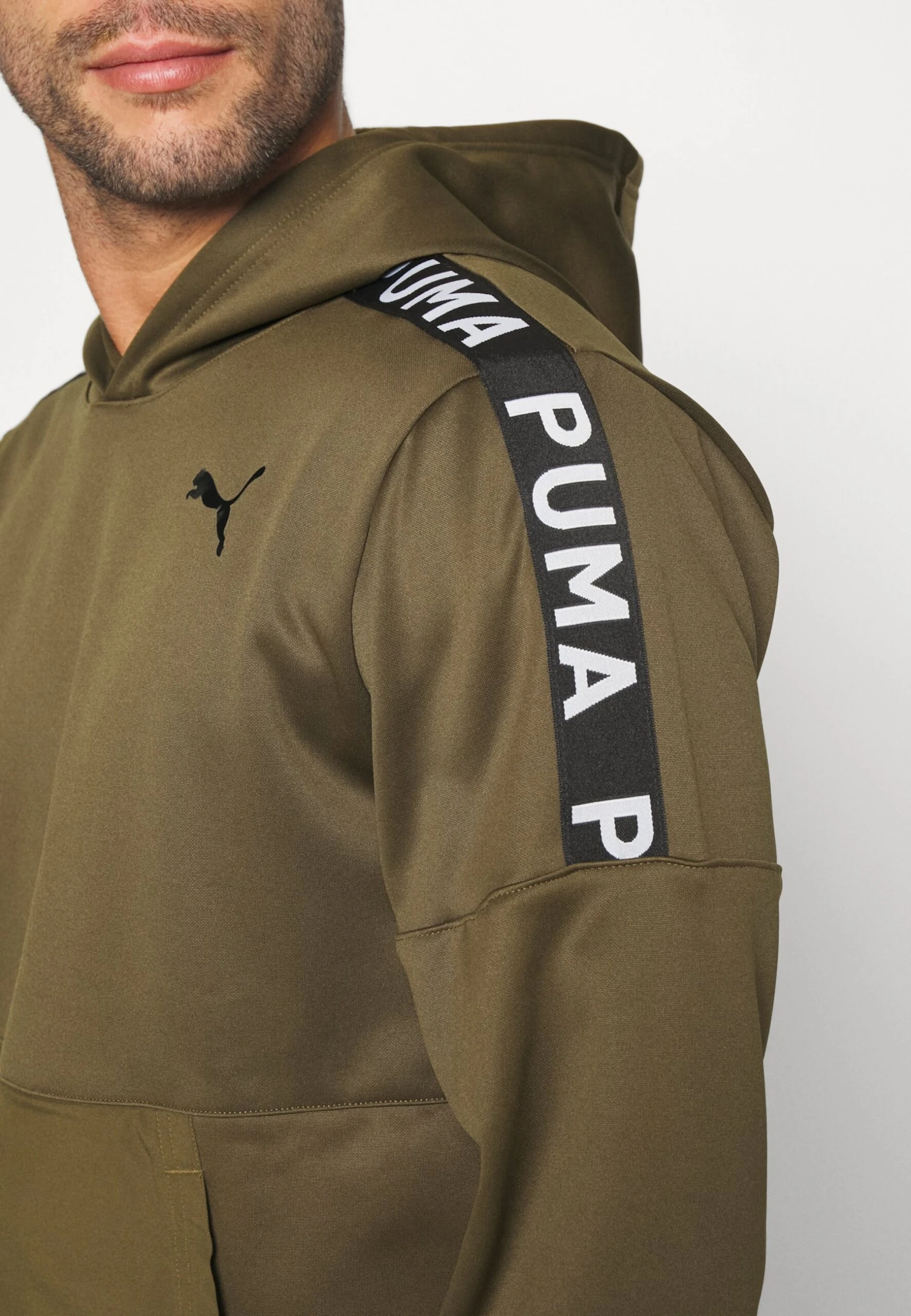 Puma Fit Hoodie - Sudadera - Deep Olive 5 Puma Fit Hoodie - Sudadera - Deep Olive - Imagen 5