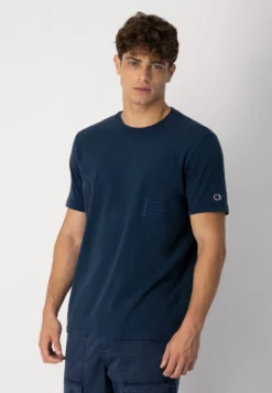 Urban Leisure - Camiseta Básica - Blue Melange