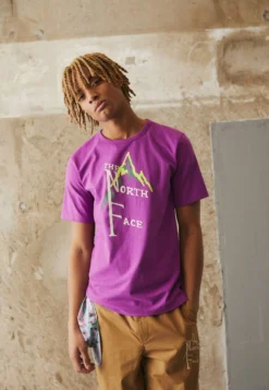 The North Face Ringer Tee - Camiseta Estampada - Purple Cactus Flower