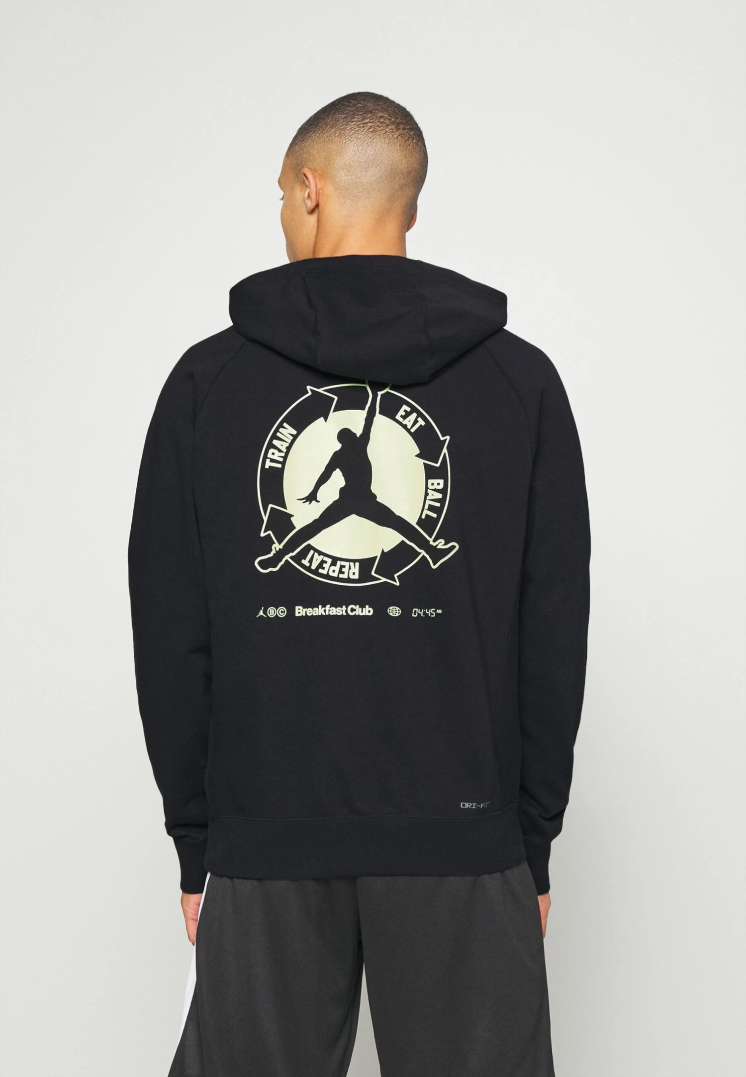 Jordan Jersey Con Capucha - Black/Liquid Lime 3 Jordan Jersey Con Capucha - Black/Liquid Lime - Imagen 3