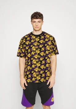 NEW ERA Nba Los Angeles Lakers Team Ovrszd Tee - Camiseta Nba - Black