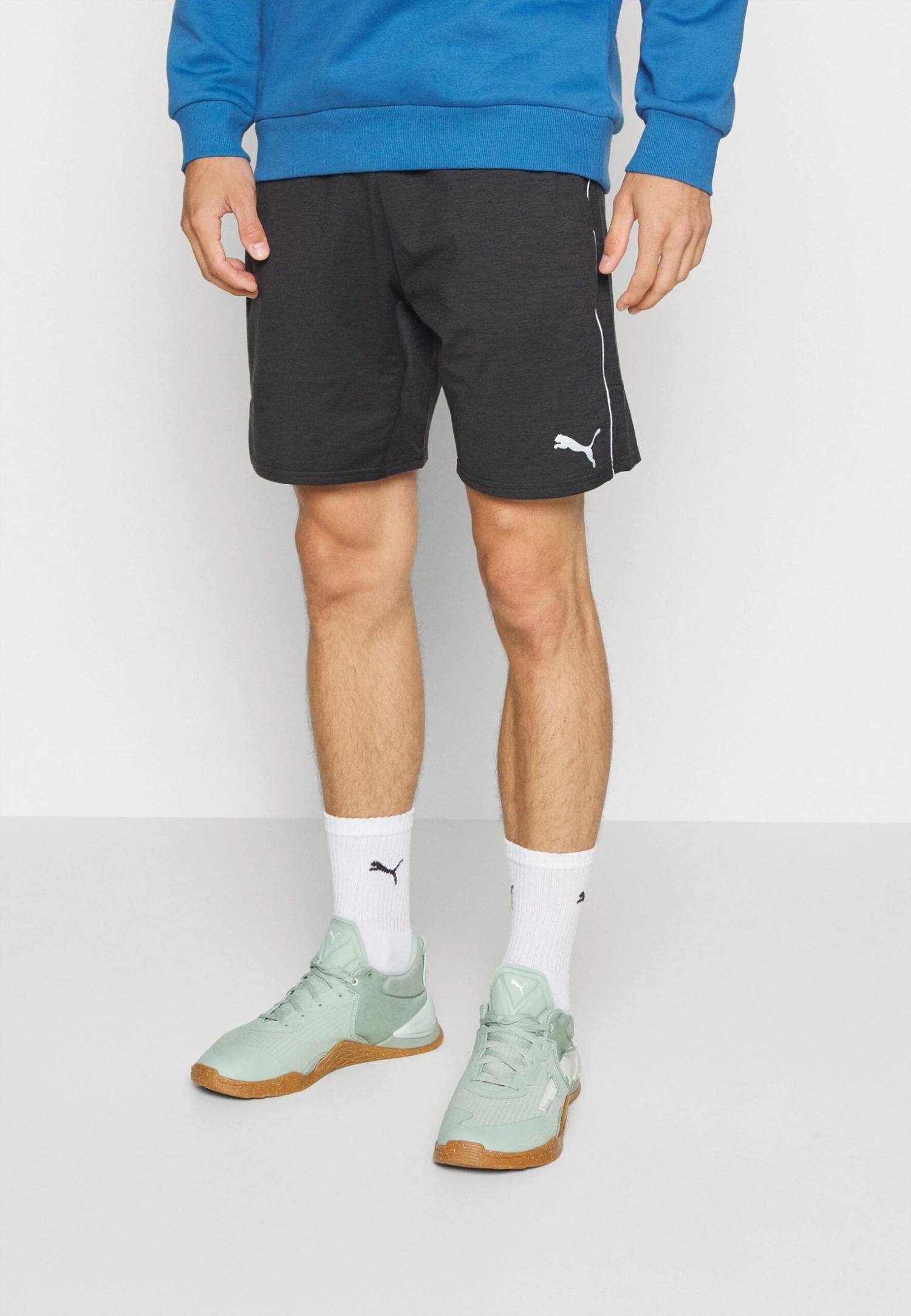 Puma Train Cloudspun Short - Pantalón Corto De Deporte - Black Heather 1 Puma Train Cloudspun Short - Pantalón Corto De Deporte - Black Heather