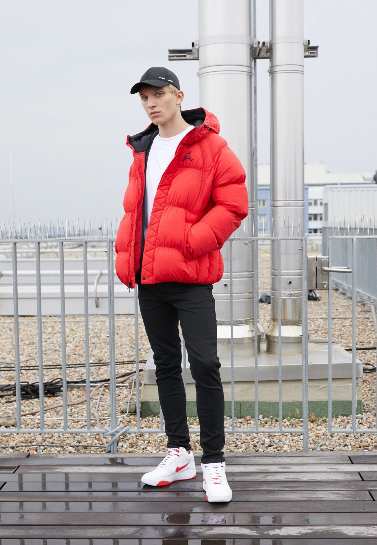 Jordan Puffer Jacket - Chaqueta De Invierno - Fire Red/Black 2 Jordan Puffer Jacket - Chaqueta De Invierno - Fire Red/Black - Imagen 2