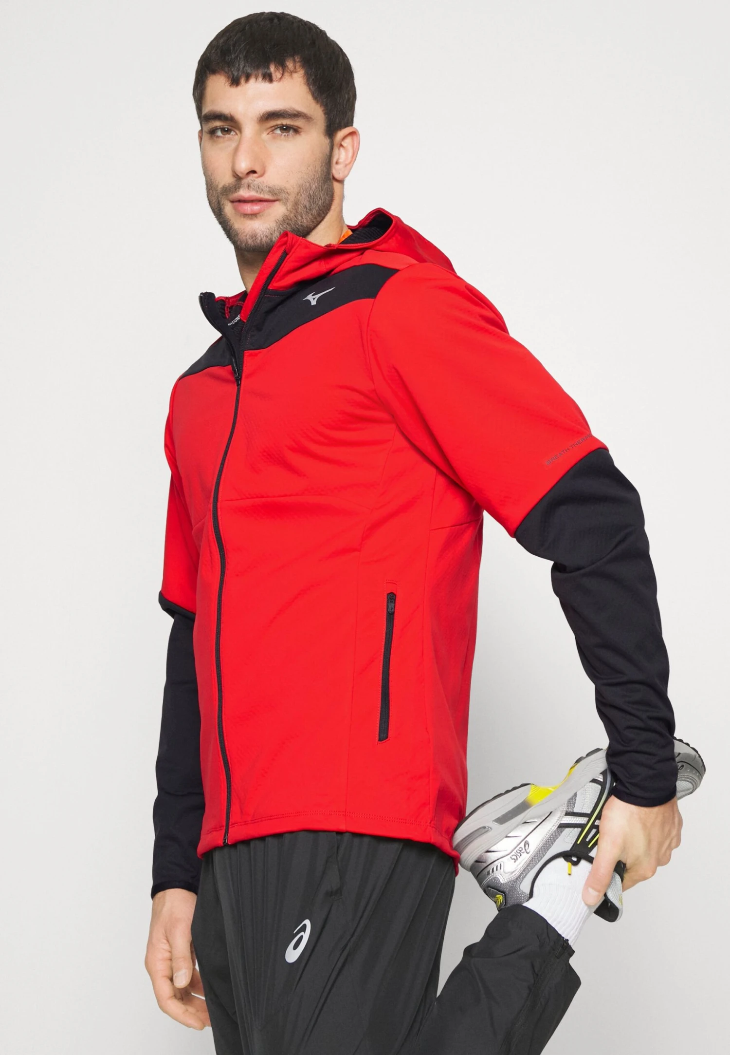Mizuno Bt Jacket - Chaqueta De Running - Fiery Red 4 Mizuno Bt Jacket - Chaqueta De Running - Fiery Red - Imagen 4
